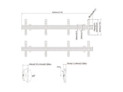 Multibrackets MBW2UX2 Push In Pop Out M Wallmount Pro - (40" - 65") Wall Mount Bracket Multibrackets