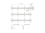 Multibrackets MBW2UX3 Push In Pop Out M Wallmount Pro - (40" - 65") Wall Mount Bracket Multibrackets