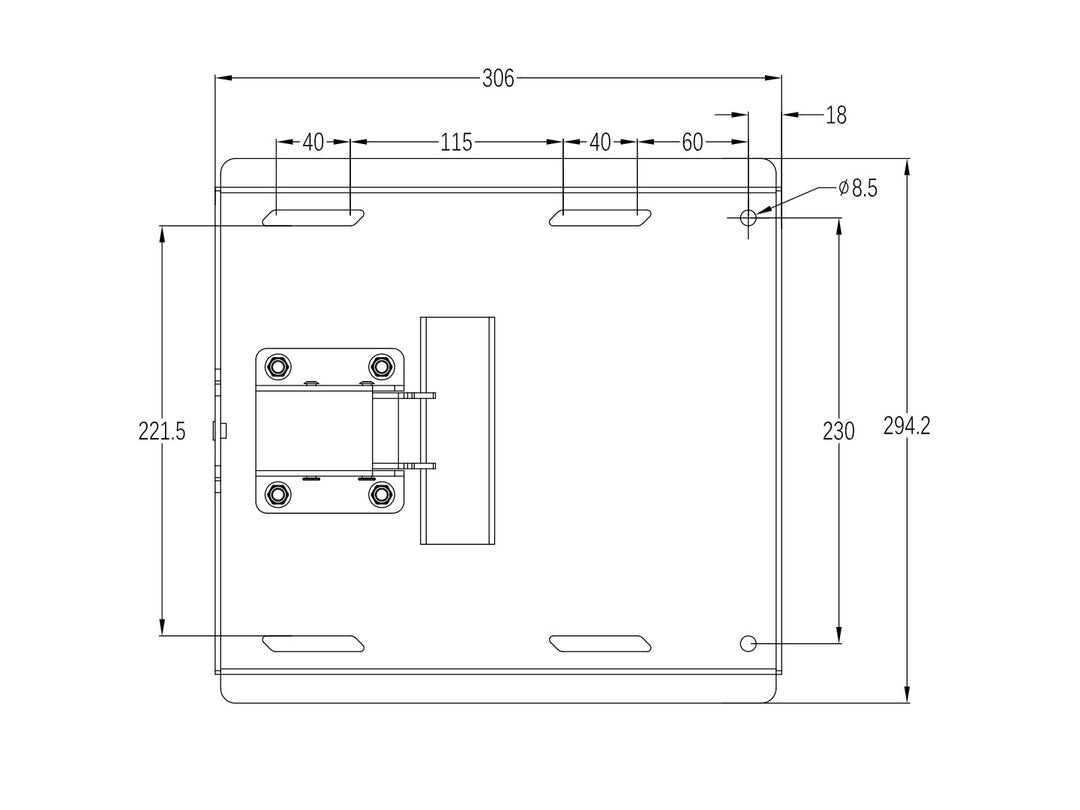 Multibrackets 48" - 69" M Universal 180 Degrees Large Swing Arm | 7350073732647 Wall Mount Bracket Multibrackets
