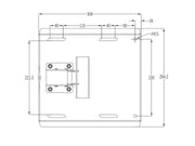 Multibrackets 48" - 69" M Universal 180 Degrees Large Swing Arm | 7350073732647 Wall Mount Bracket Multibrackets