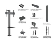 Multibrackets M Pro Fixed Floor to Wall Column For 55"-86" Screens | 7340234812653