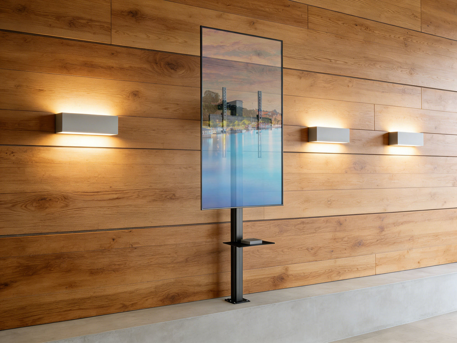 Multibrackets M Pro Fixed Floor to Wall Column For 55"-86" Screens | 7340234812653