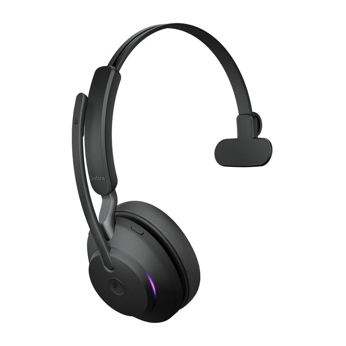 Jabra Evolve2 65 USB-A MS Mono Headset with Charging Stand | 26599-899-989