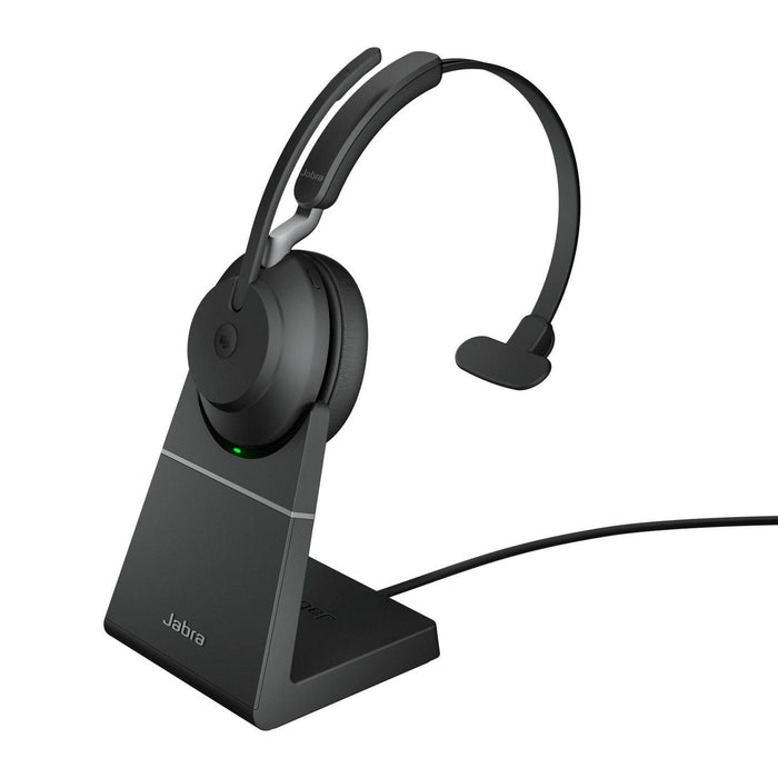 Jabra Evolve2 65 USB-A MS Mono Headset with Charging Stand | 26599-899-989