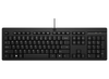 HP 125 USB Wired Keyboard German QWERTZ Full Size Black | 266C9AA#ABD
