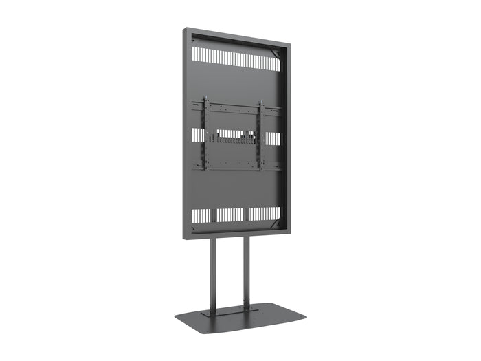 Multibrackets M Pro Series Enclosure 65" Dual Pole Floorbase Signage Display Enclosures Multibrackets