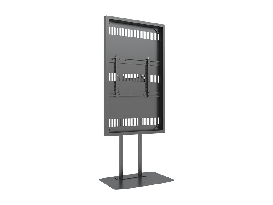 Multibrackets M Pro Series Enclosure 65" Dual Pole Floorbase Signage Display Enclosures Multibrackets