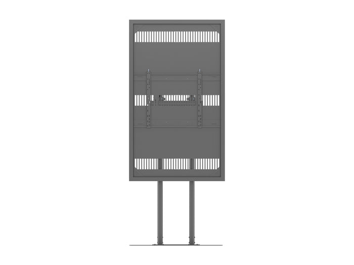 Multibrackets M Pro Series Enclosure 65" Dual Pole Floorbase Signage Display Enclosures Multibrackets