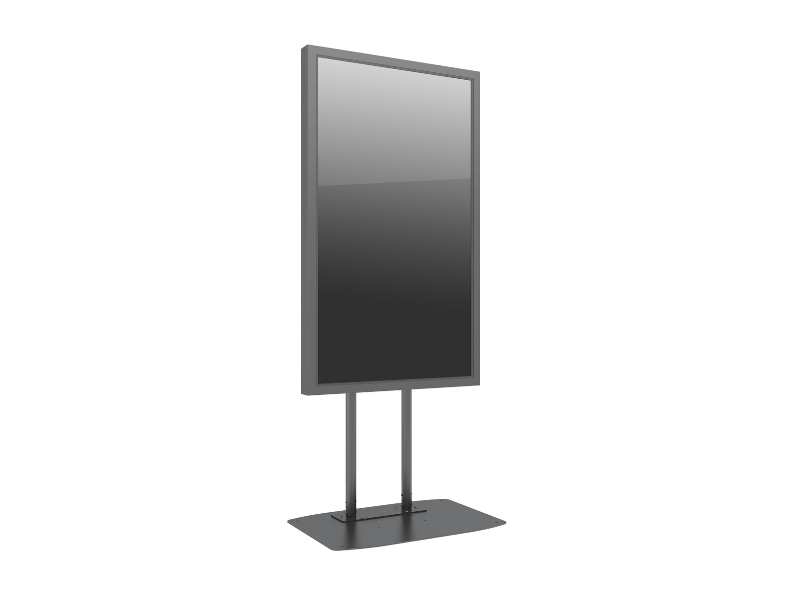 Multibrackets M Pro Series Enclosure 65" Dual Pole Floorbase Signage Display Enclosures Multibrackets