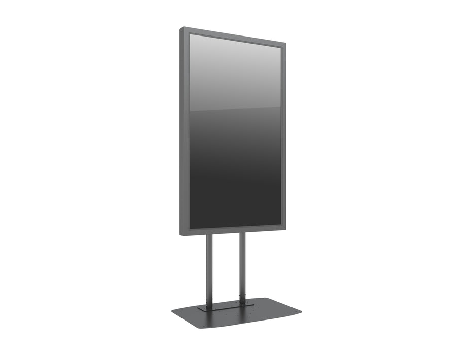 Multibrackets M Pro Series Enclosure 65" Dual Pole Floorbase Signage Display Enclosures Multibrackets