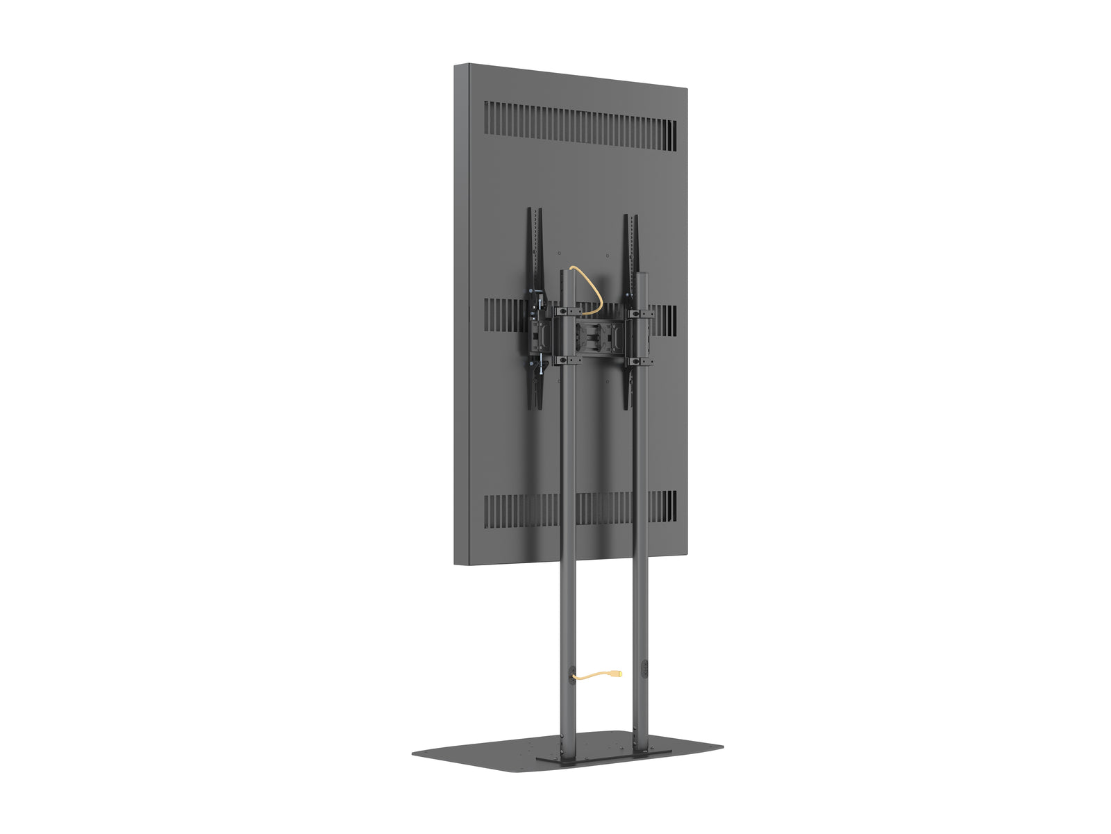 Multibrackets M Pro Series Enclosure 65" Dual Pole Floorbase Signage Display Enclosures Multibrackets