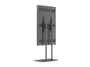 Multibrackets M Pro Series Enclosure 65" Dual Pole Floorbase Signage Display Enclosures Multibrackets