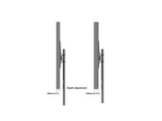 Multibrackets M Pro Series Enclosure 65" Dual Pole Floorbase Signage Display Enclosures Multibrackets