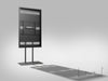 Multibrackets M Pro Series Enclosure 65" Dual Pole Floorbase Signage Display Enclosures Multibrackets