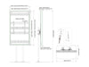 Multibrackets M Pro Series Enclosure 65" Dual Pole Floorbase Signage Display Enclosures Multibrackets