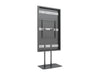 Multibrackets M Pro Series Enclosure 75" Dual Pole Floorbase Signage Display Enclosures Multibrackets