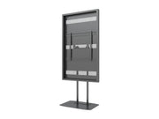 Multibrackets M Pro Series Enclosure 75" Dual Pole Floorbase Signage Display Enclosures Multibrackets