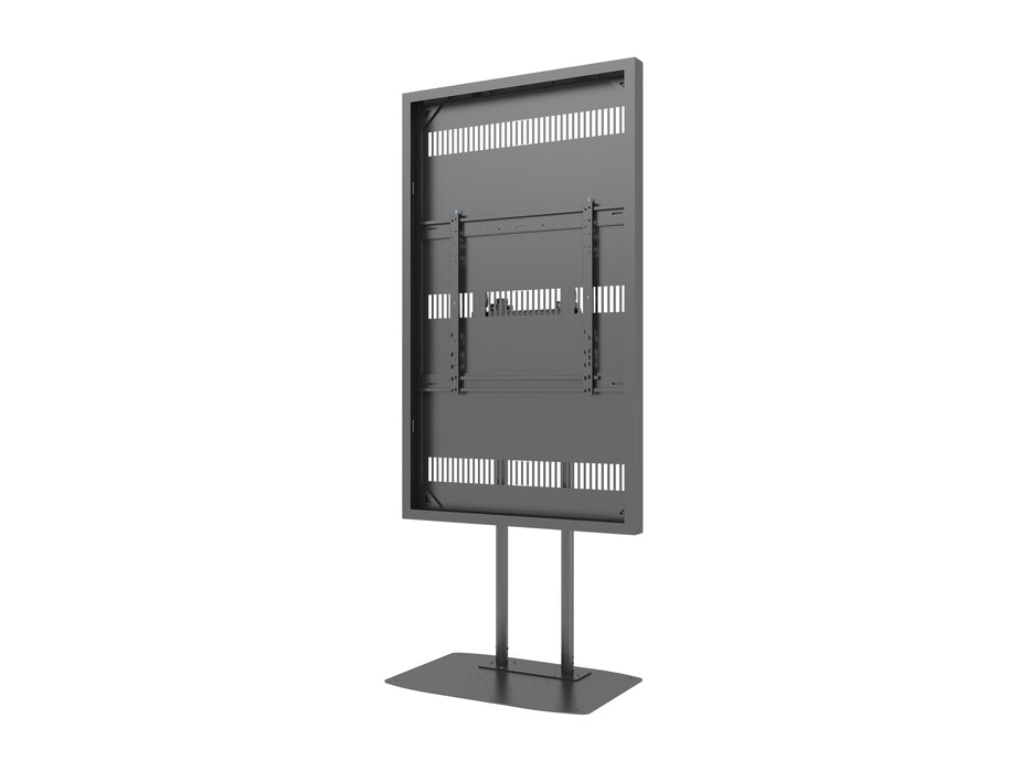 Multibrackets M Pro Series Enclosure 75" Dual Pole Floorbase Signage Display Enclosures Multibrackets