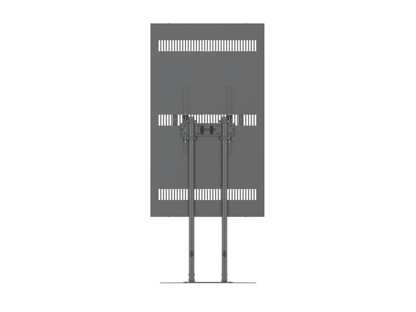 Multibrackets M Pro Series Enclosure 75" Dual Pole Floorbase Signage Display Enclosures Multibrackets