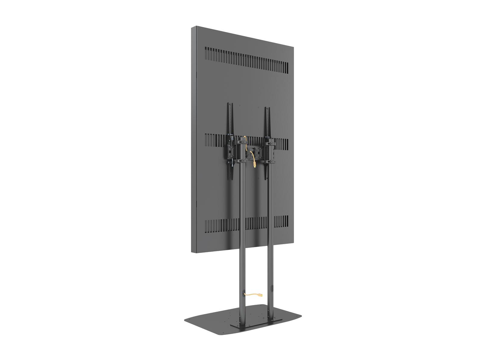 Multibrackets M Pro Series Enclosure 75" Dual Pole Floorbase Signage Display Enclosures Multibrackets