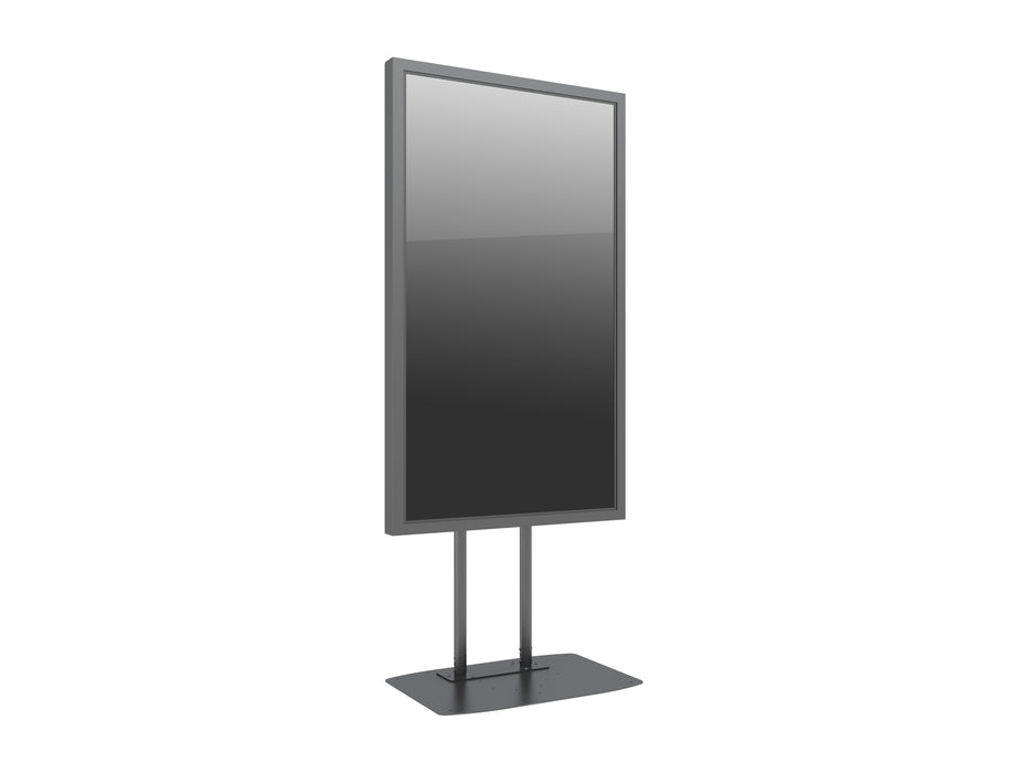 Multibrackets M Pro Series Enclosure 75" Dual Pole Floorbase Signage Display Enclosures Multibrackets