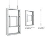 Multibrackets M Pro Series Enclosure 50" Wire Medium B2B White Signage Display Enclosures Multibrackets