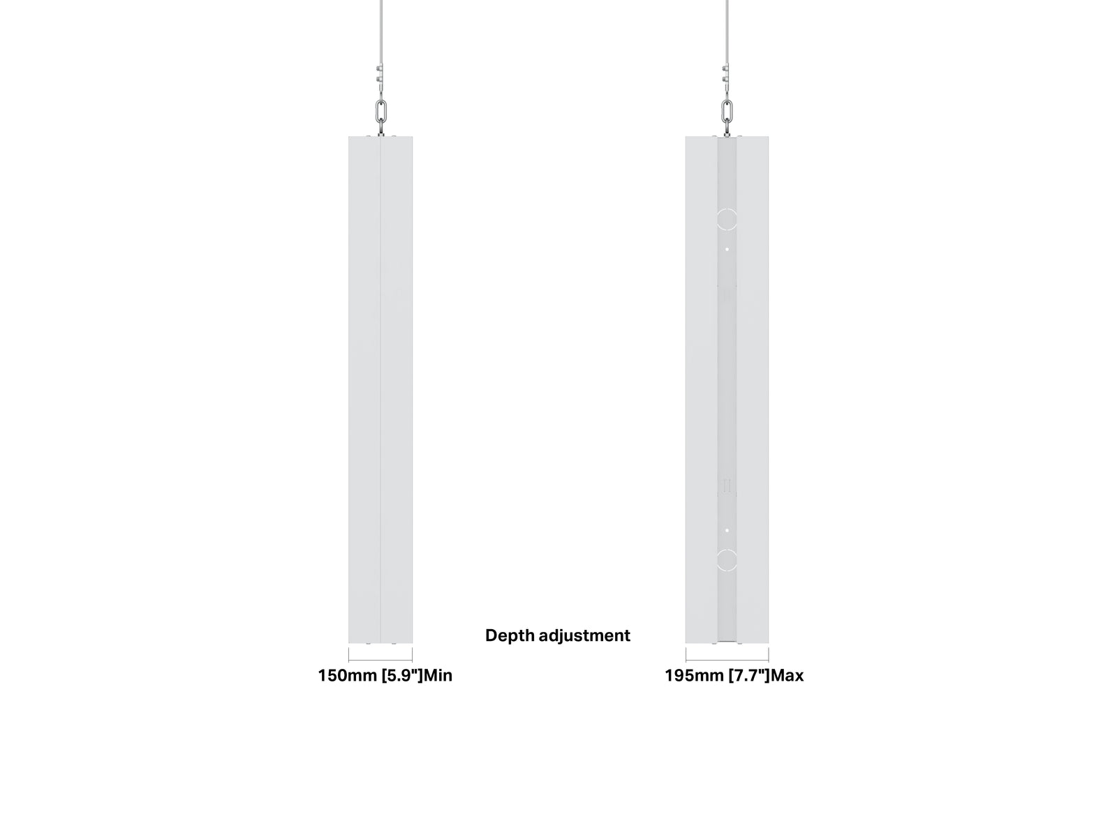 Multibrackets M Pro Series Enclosure 50" Wire Medium B2B White Signage Display Enclosures Multibrackets