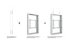 Multibrackets M Pro Series Enclosure 50" Wire Medium B2B White Signage Display Enclosures Multibrackets