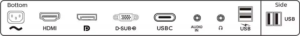 PHILIPS 273B9/00 27" Full HD LCD Monitor with USB-C Desktop Monitor Philips