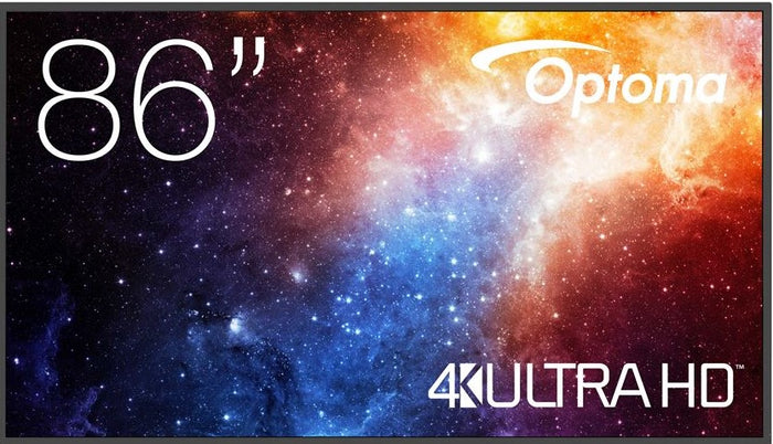 Optoma N3861K 86" 4K Ultra HD Professional Digital Signage Displays Digital Signage Display Optoma