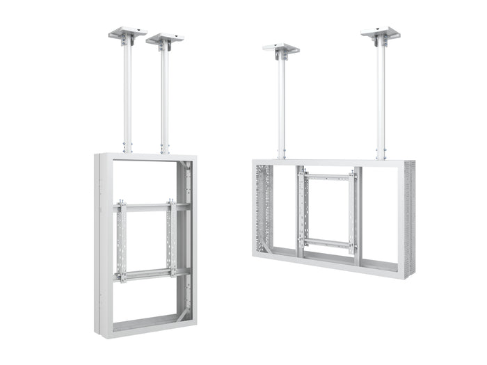 Multibrackets M Pro Series Enclosure 50" Ceilingmount Medium B2B White Signage Display Enclosures Multibrackets