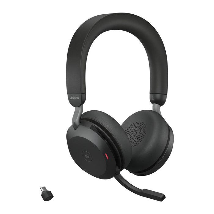 Jabra Evolve2 75 USB Type-C MS Teams Headset with Desk Stand