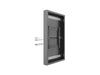 Multibrackets M Pro Series Enclosure 50" Column Medium Black Signage Display Enclosures Multibrackets