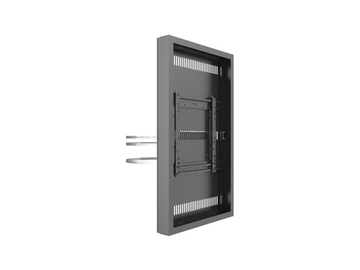 Multibrackets M Pro Series Enclosure 50" Column Medium Black Signage Display Enclosures Multibrackets