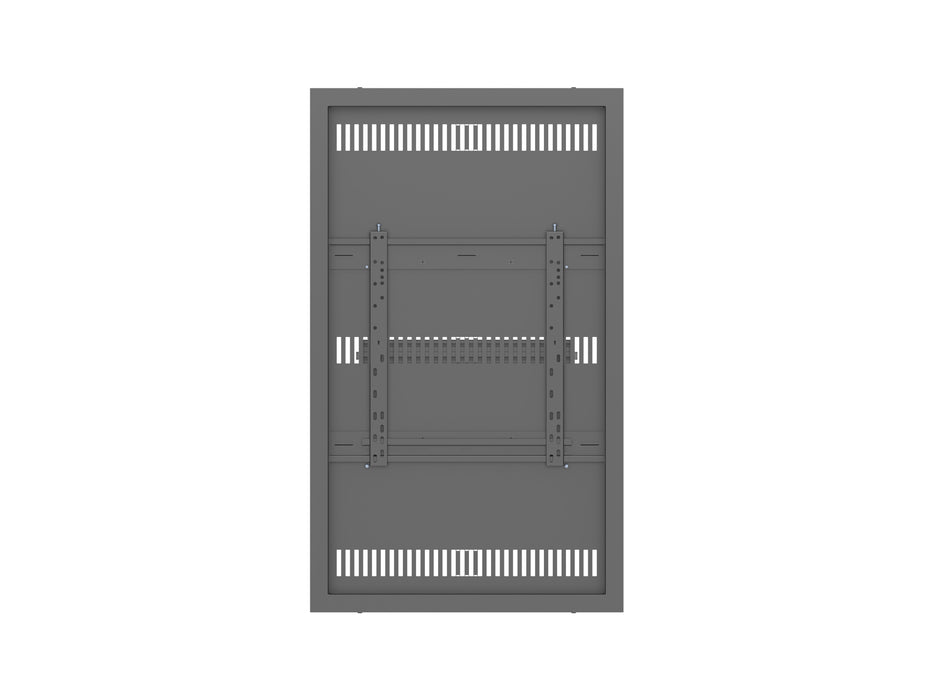 Multibrackets M Pro Series Enclosure 50" Column Medium Black Signage Display Enclosures Multibrackets