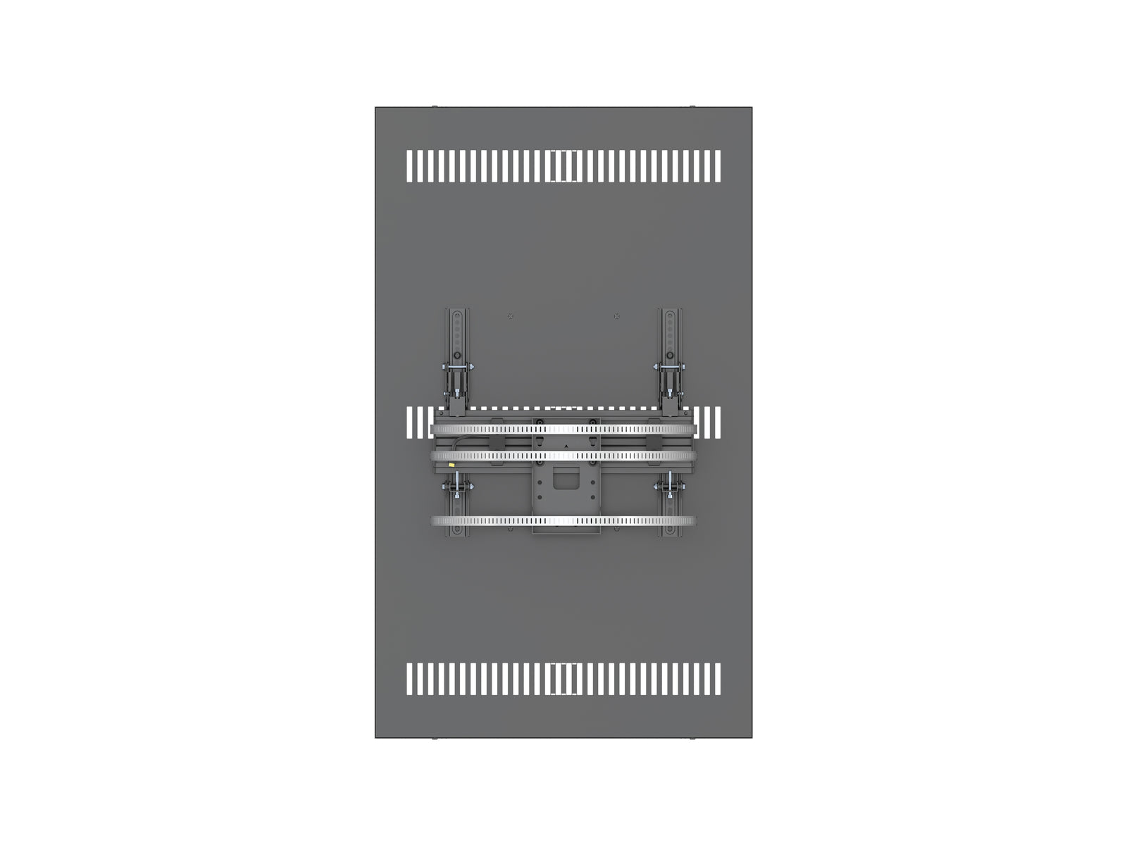 Multibrackets M Pro Series Enclosure 50" Column Medium Black Signage Display Enclosures Multibrackets