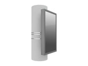 Multibrackets M Pro Series Enclosure 50" Column Medium Black Signage Display Enclosures Multibrackets