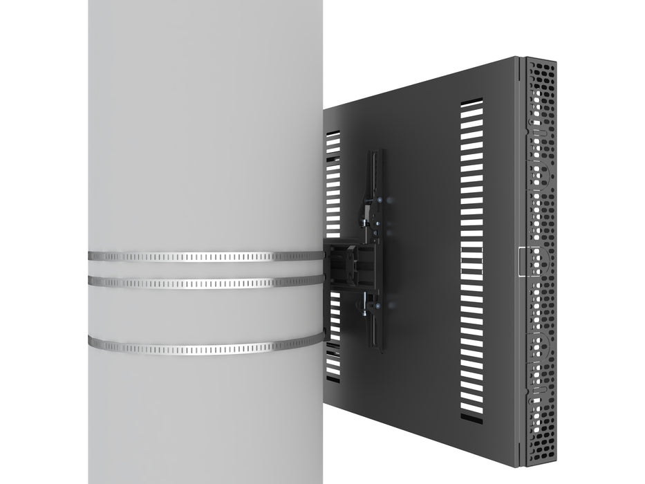 Multibrackets M Pro Series Enclosure 50" Column Medium Black Signage Display Enclosures Multibrackets