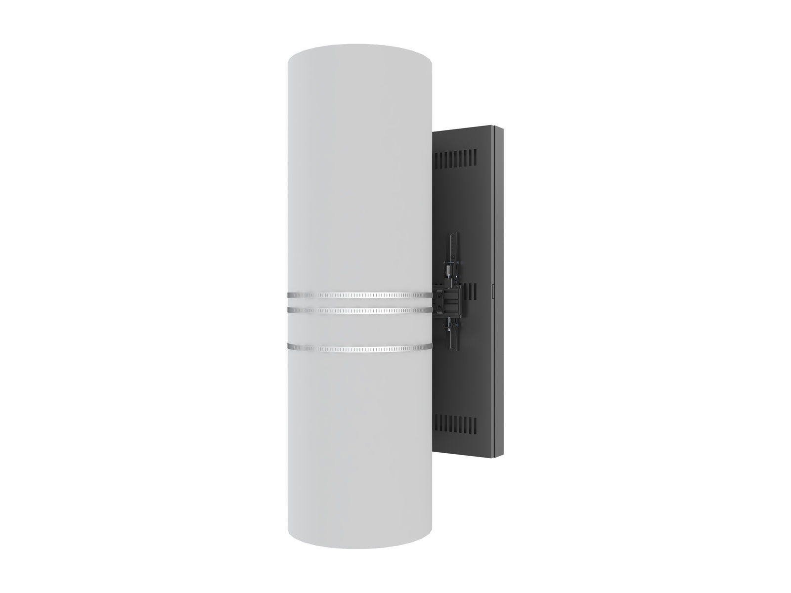 Multibrackets M Pro Series Enclosure 50" Column Medium Black Signage Display Enclosures Multibrackets
