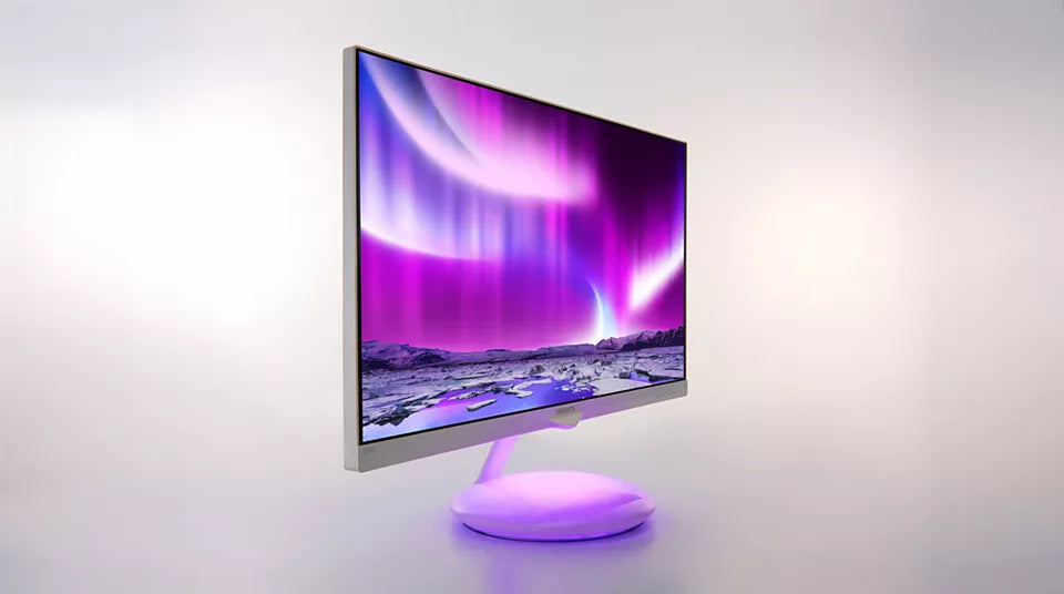 PHILIPS 275C5QHGSW/00 27" Full HD LCD Monitor with Ambiglow Plus Base Desktop Monitor Philips