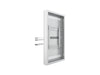 Multibrackets M Pro Series Enclosure 50" Column Medium White Signage Display Enclosures Multibrackets