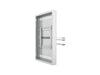 Multibrackets M Pro Series Enclosure 50" Column Medium White Signage Display Enclosures Multibrackets