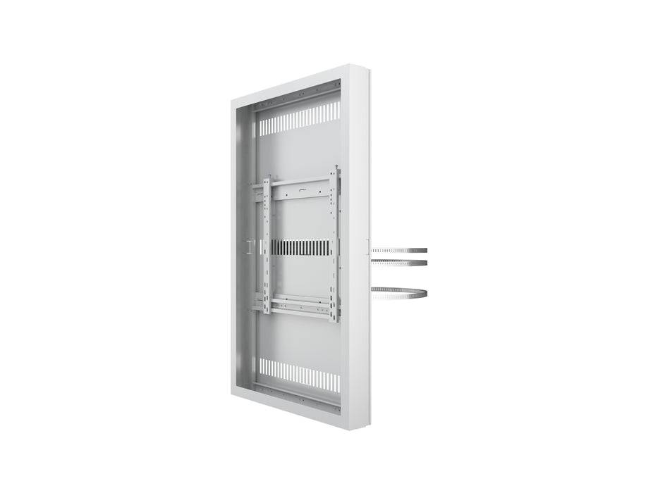 Multibrackets M Pro Series Enclosure 50" Column Medium White Signage Display Enclosures Multibrackets