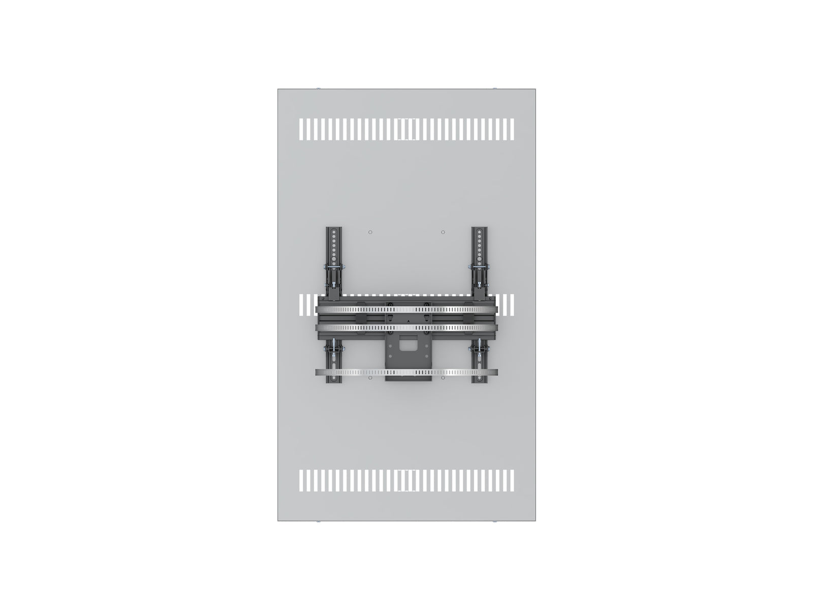 Multibrackets M Pro Series Enclosure 50" Column Medium White Signage Display Enclosures Multibrackets