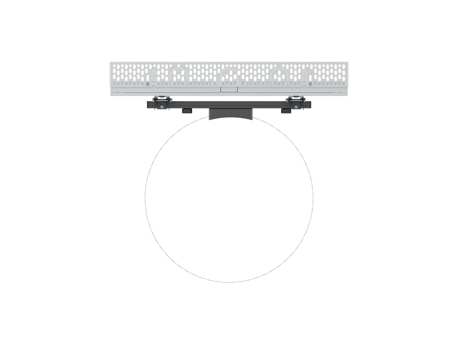 Multibrackets M Pro Series Enclosure 50" Column Medium White Signage Display Enclosures Multibrackets