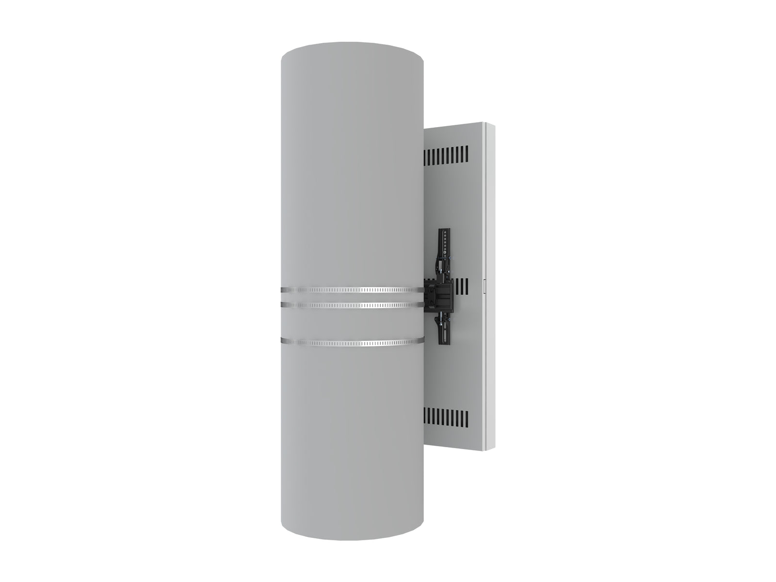 Multibrackets M Pro Series Enclosure 50" Column Medium White Signage Display Enclosures Multibrackets