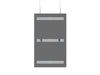 Multibrackets M Pro Series Enclosure 50" Wire Medium Black Signage Display Enclosures Multibrackets