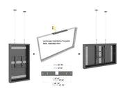 Multibrackets M Pro Series Enclosure 50" Wire Medium Black Signage Display Enclosures Multibrackets