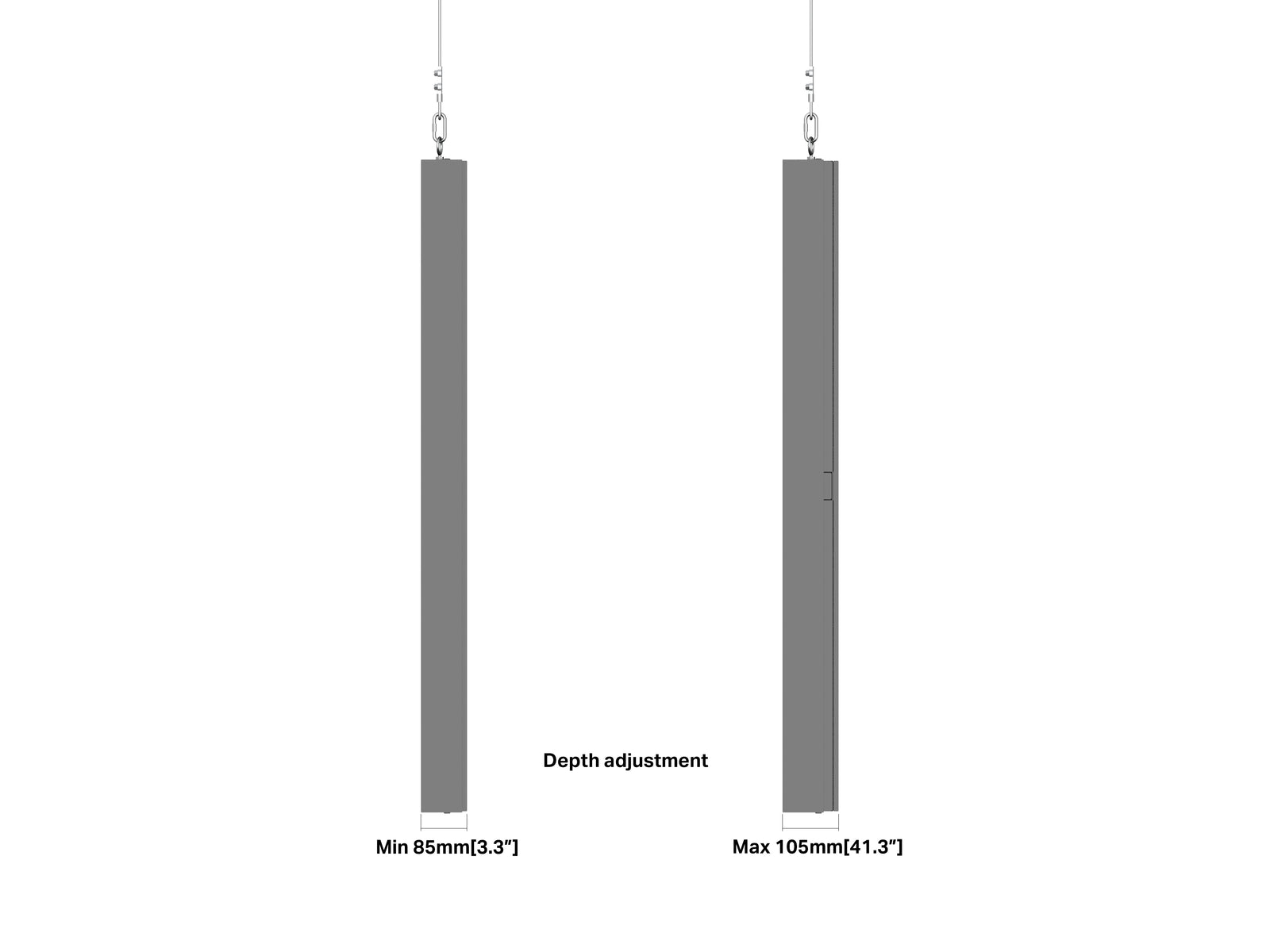Multibrackets M Pro Series Enclosure 50" Wire Medium Black Signage Display Enclosures Multibrackets