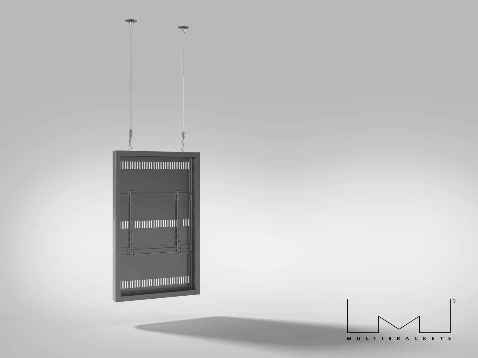 Multibrackets M Pro Series Enclosure 50" Wire Medium Black Signage Display Enclosures Multibrackets